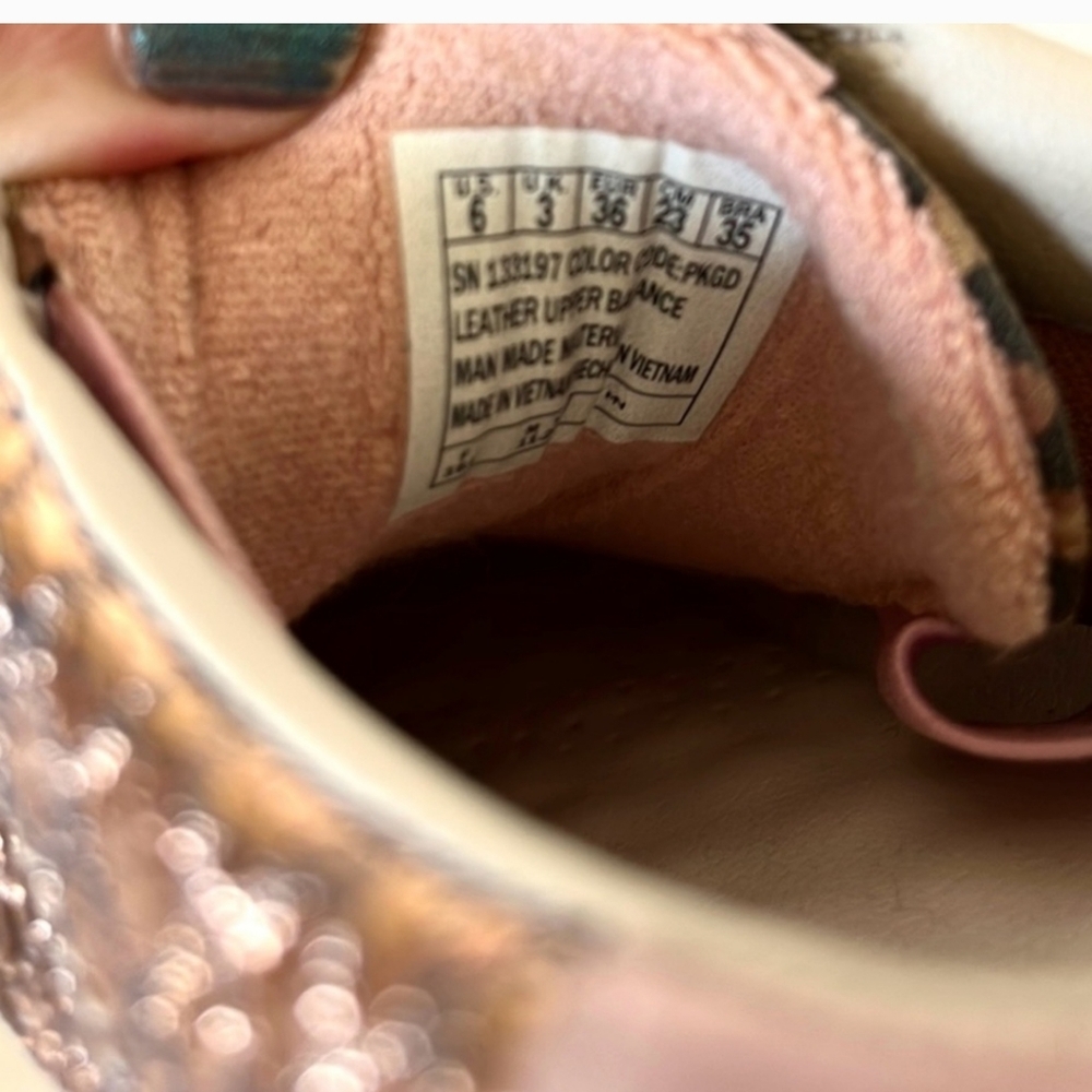 Mark Nason Skechers Steller Winnie Sneaker Leather Pink Rose Gold Women Size 6 - Picture 3 of 7